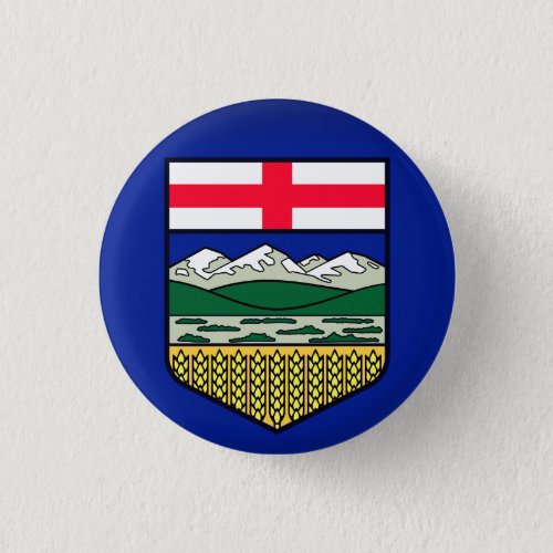 Flag of Alberta _ CANADA Button