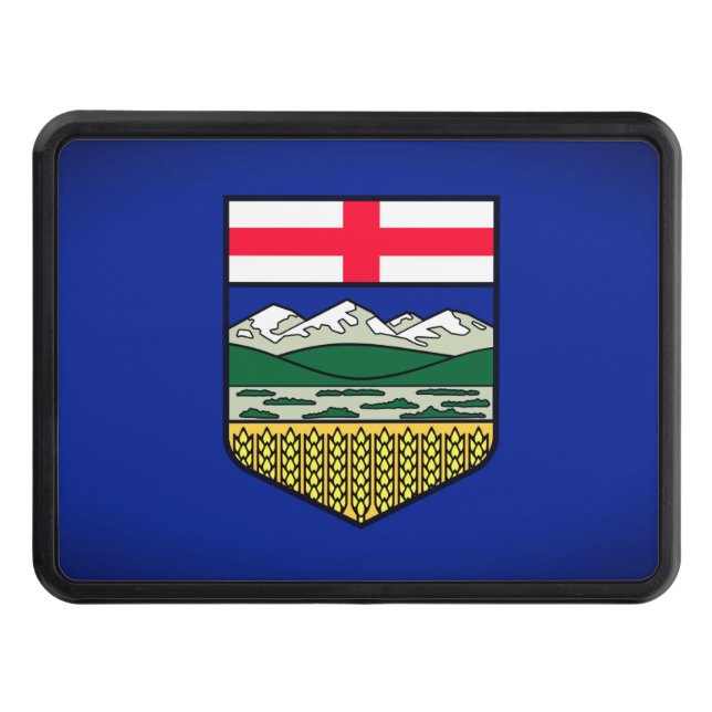Flag of Alberta - CANADA Hitch Cover (Front)
