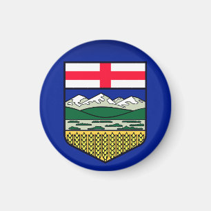 Flag of Alberta - CANADA Magnet