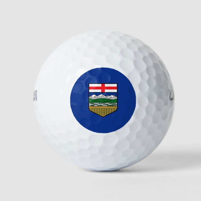 Flag of Alberta Golf Balls (Front)