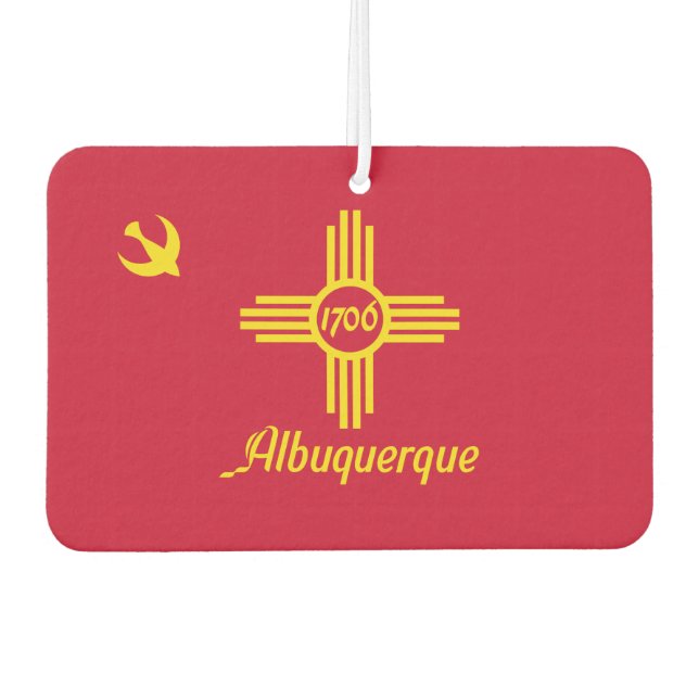 Flag of Albuquerque, New Mexico  Air Freshener (Front)
