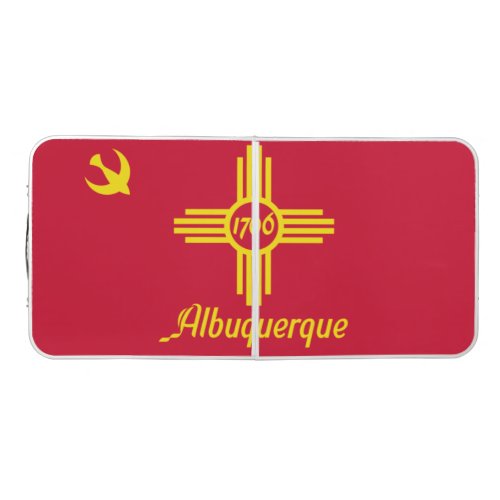 Flag of Albuquerque New Mexico Beer Pong Table