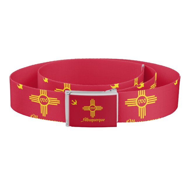 Flag of Albuquerque, New Mexico Belt (Coil)