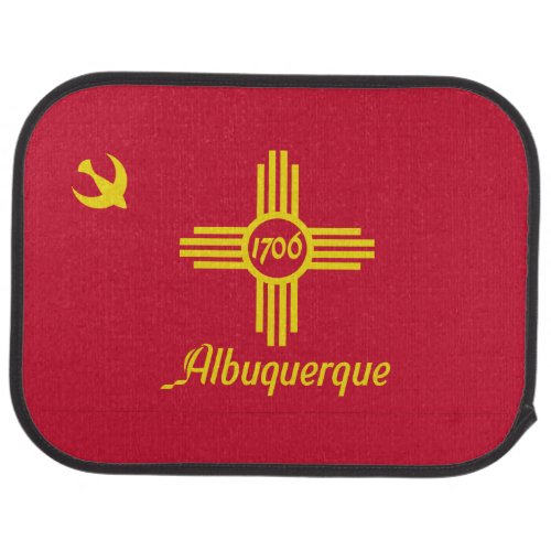 Flag of Albuquerque New Mexico Car Floor Mat
