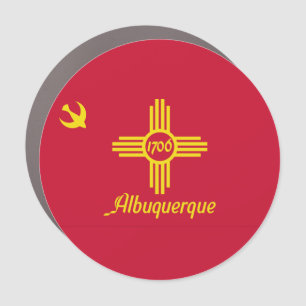 Flag of Albuquerque, New Mexico  Car Magnet
