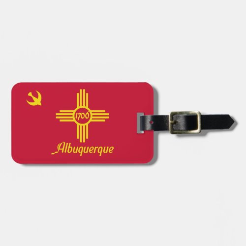 Flag of Albuquerque New Mexico Luggage Tag
