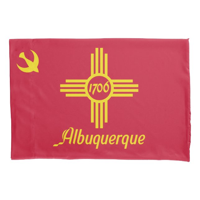Flag of Albuquerque (New Mexico) Pillow Case (Front)