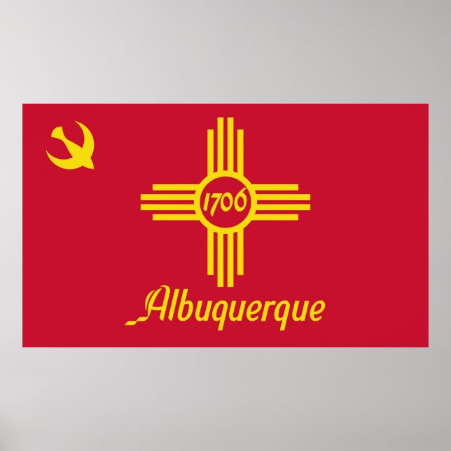 Flag of Albuquerque (New Mexico) Poster (Front)