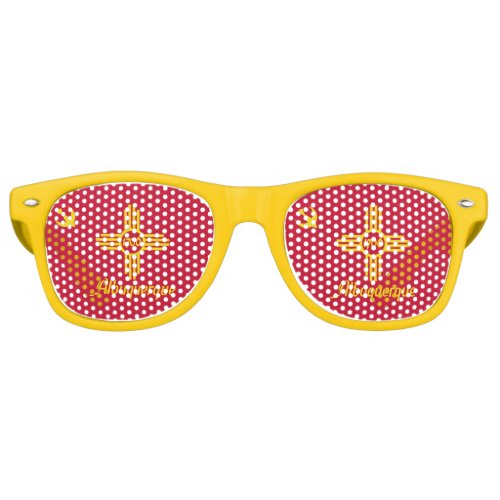 Flag of Albuquerque New Mexico Retro Sunglasses