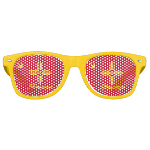 Flag of Albuquerque, New Mexico Retro Sunglasses