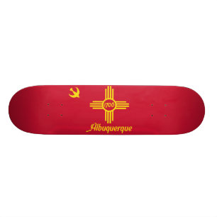 Flag of Albuquerque, New Mexico Skateboard