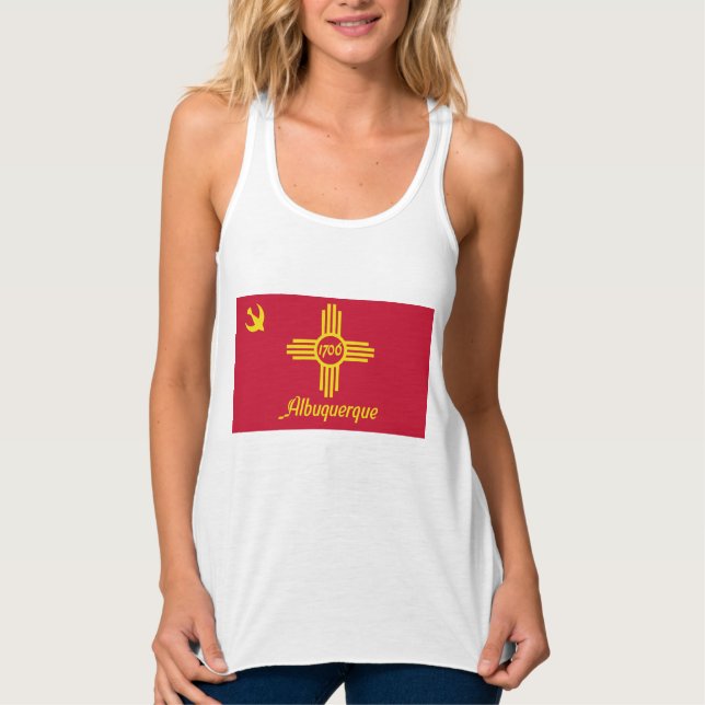 Flag of Albuquerque (New Mexico) Tank Top (Front)