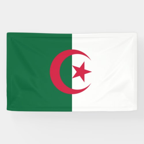 Flag of Algeria Banner