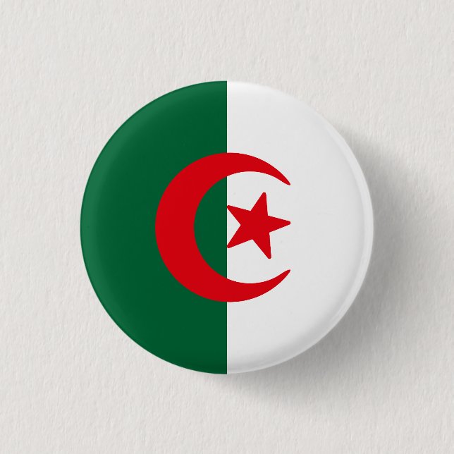 Flag of Algeria Button (Front)