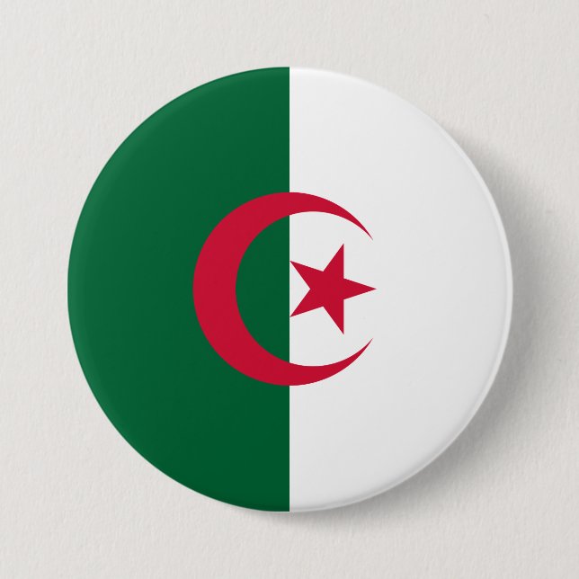Flag of Algeria Button (Front)
