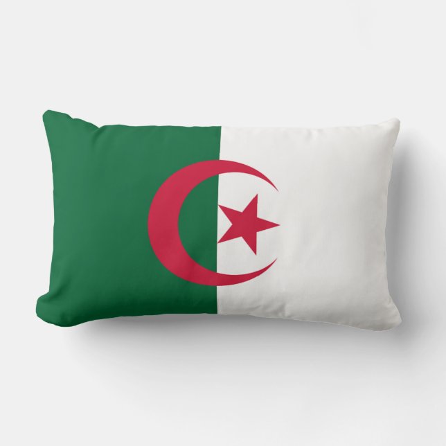 Flag of Algeria Lumbar Pillow (Front)