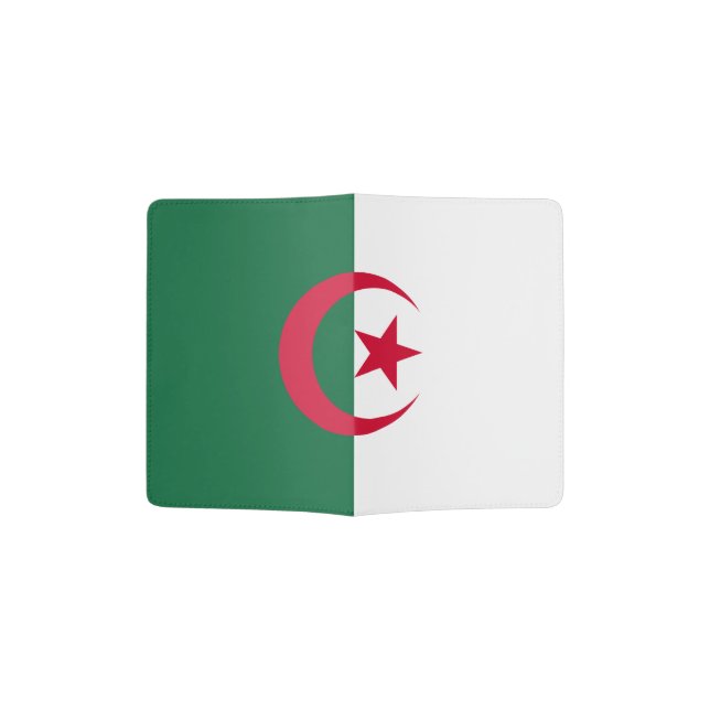 Flag of Algeria Passport Holder (Opened)