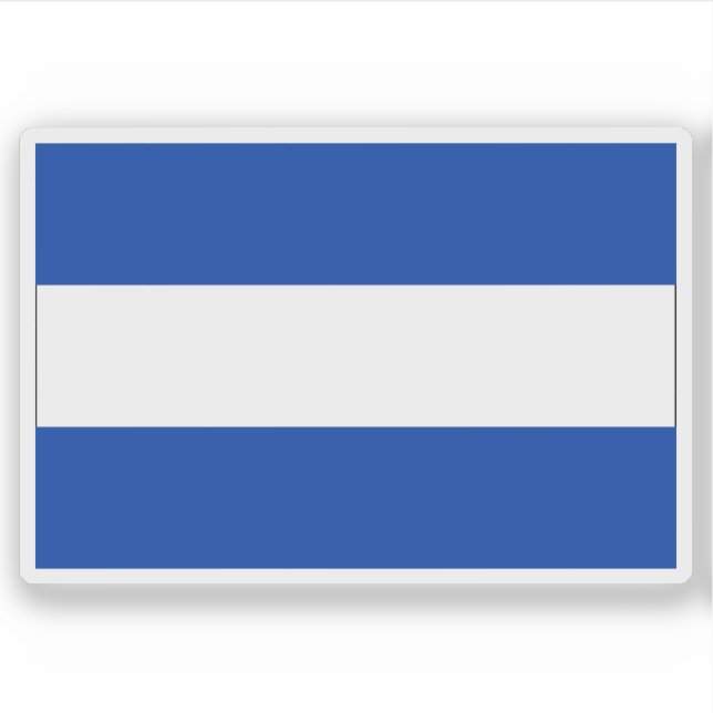 Flag of Almelo, the Netherlands Sticker (Front)