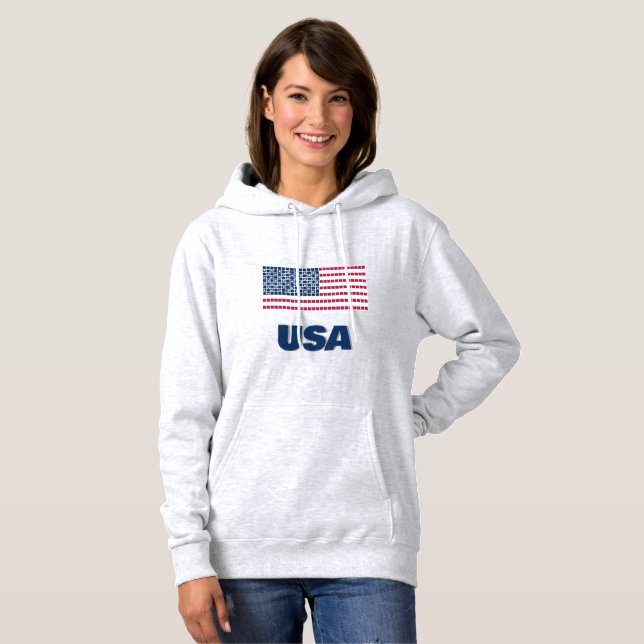 Flag of America Hoodie (Front Full)