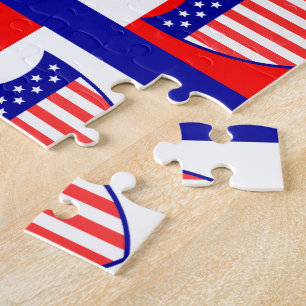 Flag of america puzzle