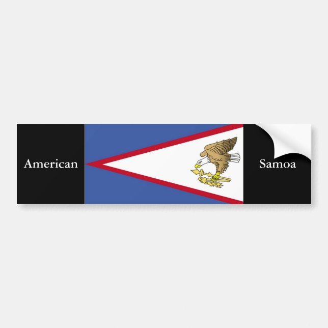 Flag of American Samoa Bumper Sticker (Front)