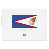 Flag of American Samoa Cards (Back Horizontal)