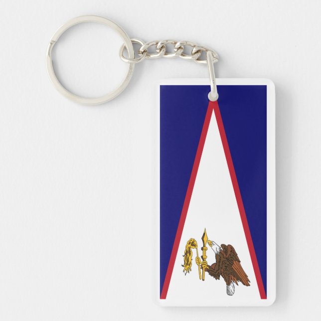 Flag of American Samoa Keychain (Front)