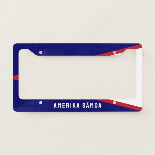 Flag of American Samoa License Plate Frame (Front)