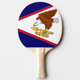 Flag of American Samoa Ping Pong Paddle