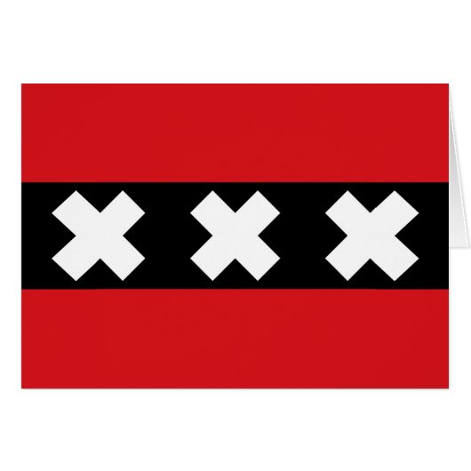 Flag of Amsterdam (Front Horizontal)