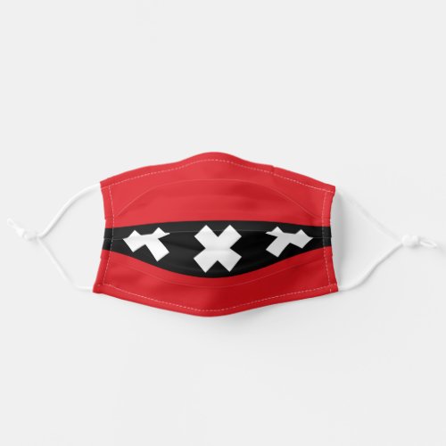 Flag of Amsterdam Adult Cloth Face Mask