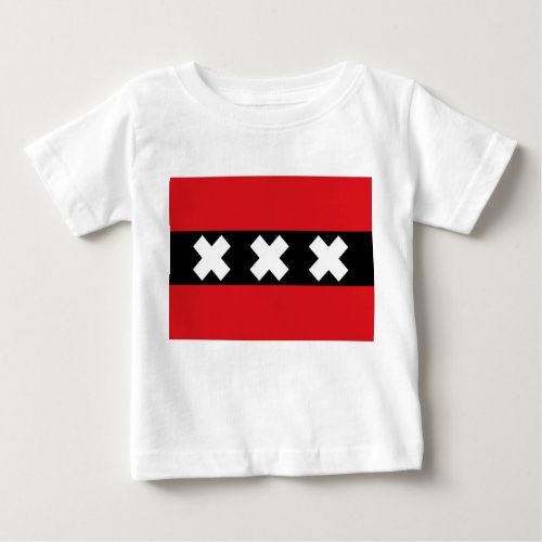 Flag of Amsterdam Baby T_Shirt