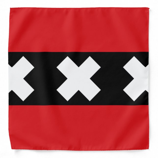 Flag of Amsterdam Bandana (Front)