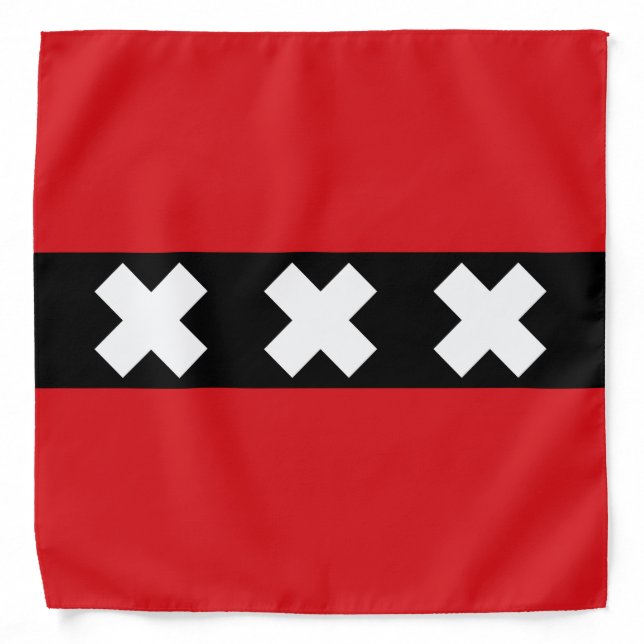 Flag of Amsterdam Bandana (Front)