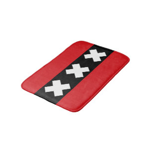 Flag of Amsterdam Bathroom Mat