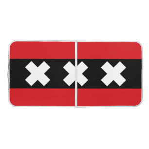 Flag of Amsterdam Beer Pong Table