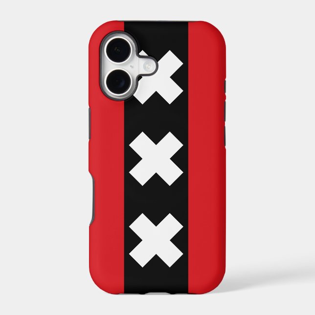 Flag of Amsterdam Case-Mate iPhone Case (Back)