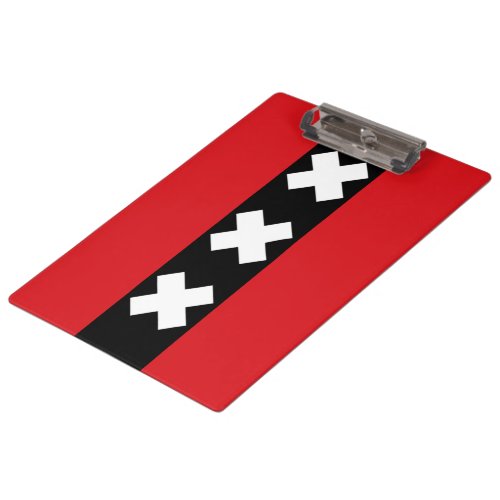 Flag of Amsterdam Clipboard
