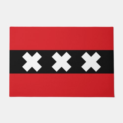 Flag of Amsterdam Doormat