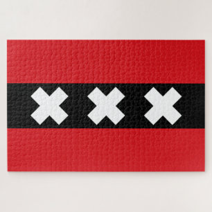Flag of Amsterdam Jigsaw Puzzle