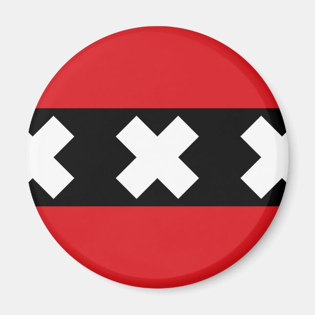 Flag of Amsterdam Magnet (Front)