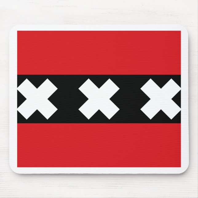 Flag of Amsterdam Mouse Pad (Front)