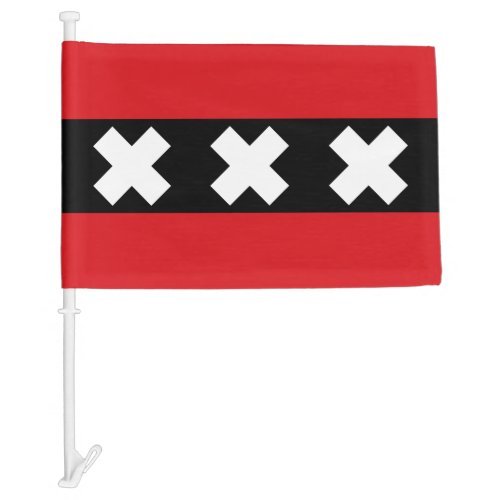 Flag of Amsterdam Netherlands
