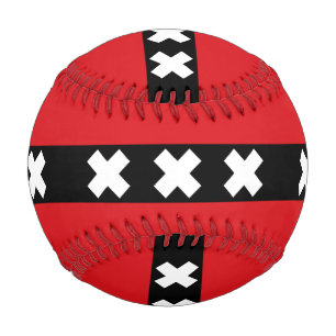 Flag of Amsterdam, Netherlands Baseball