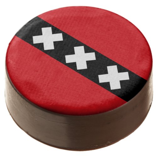 Flag of Amsterdam Netherlands Chocolate Covered O Chocolate Covered Oreo
