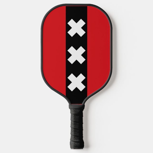 Flag of Amsterdam, Netherlands Pickleball Paddle (Front)