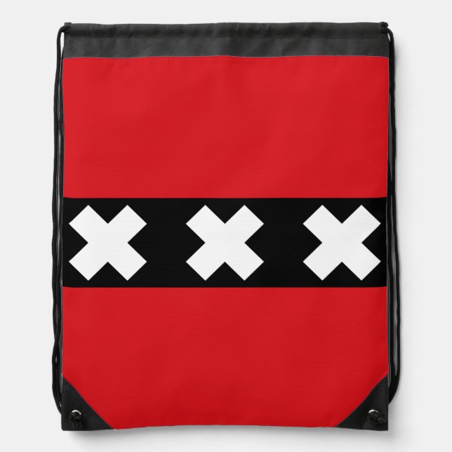 Flag of Amsterdam, Netherlands Tote Bag (Front)