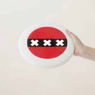 Flag of Amsterdam, Netherlands Wham-O Frisbee