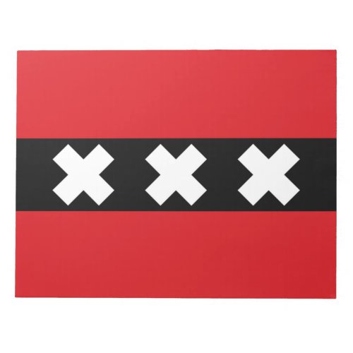 Flag of Amsterdam Notepad