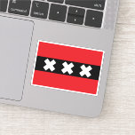 Flag of Amsterdam Sticker